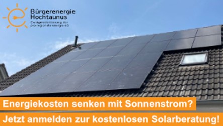 Bürgerservice Hochtaunus - Solarberatung in Friedrichsdorf